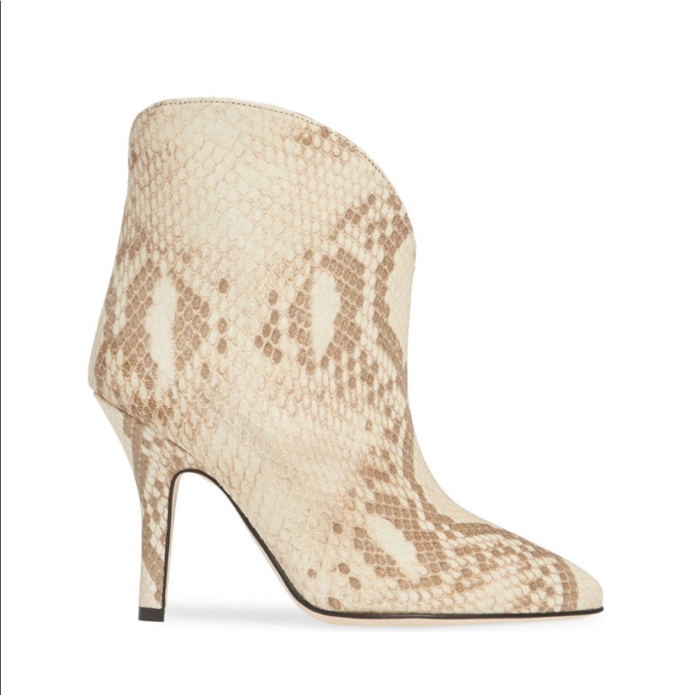 Paris Texas Python ankle bootie